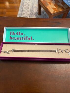Lori Bonn Brown leather bracelet